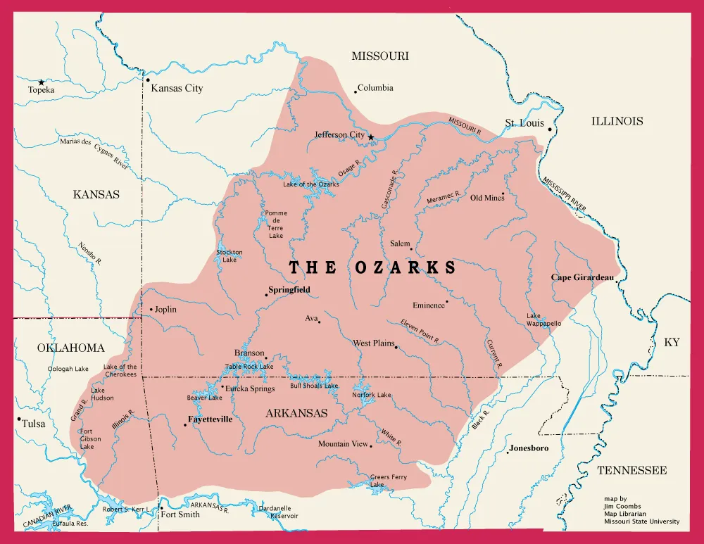 the Ozarks